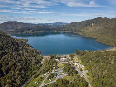 Rotorua Blue Lake — photo from its official TOP 10 listing